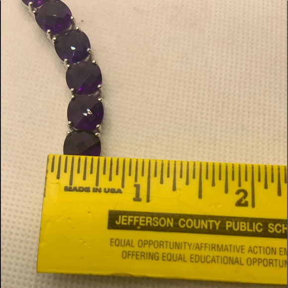 AFRICAN AMETHYST BRACELET - Picture 9 of 12